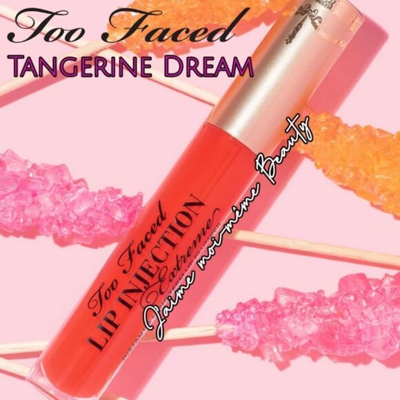 Too Faced Tangerine Dream Lip Injection Extreme Plumping Gloss - Picture 1 of 13